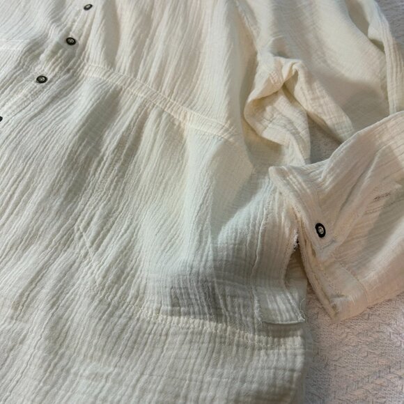 Free People - We The Free Summer Daydream Buttondown size XL NEW - Picture 6 of 9